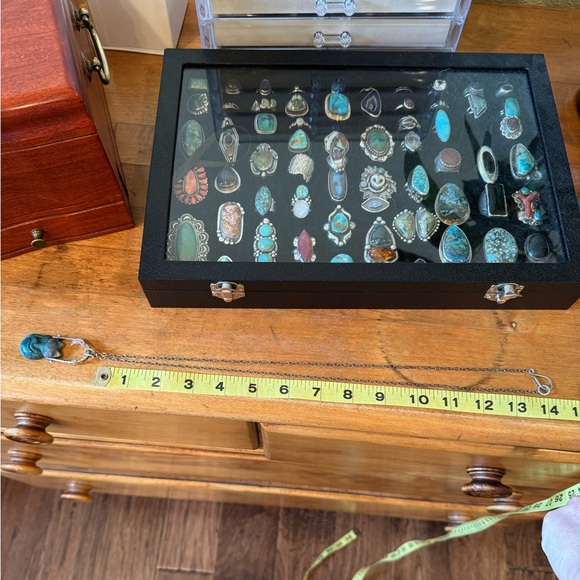 🦊 Trade for K!  Nightdreamer Jasper Swinging Fox and Opal Moon Pendant Necklace - Picture 11 of 16